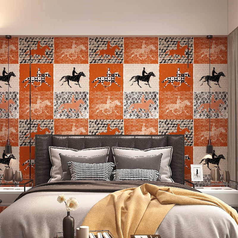 occident-vintage-non-woven-wallpaper-orange-color-living-room-bedroom-background-wall-paper-home-decoration-papier-peint