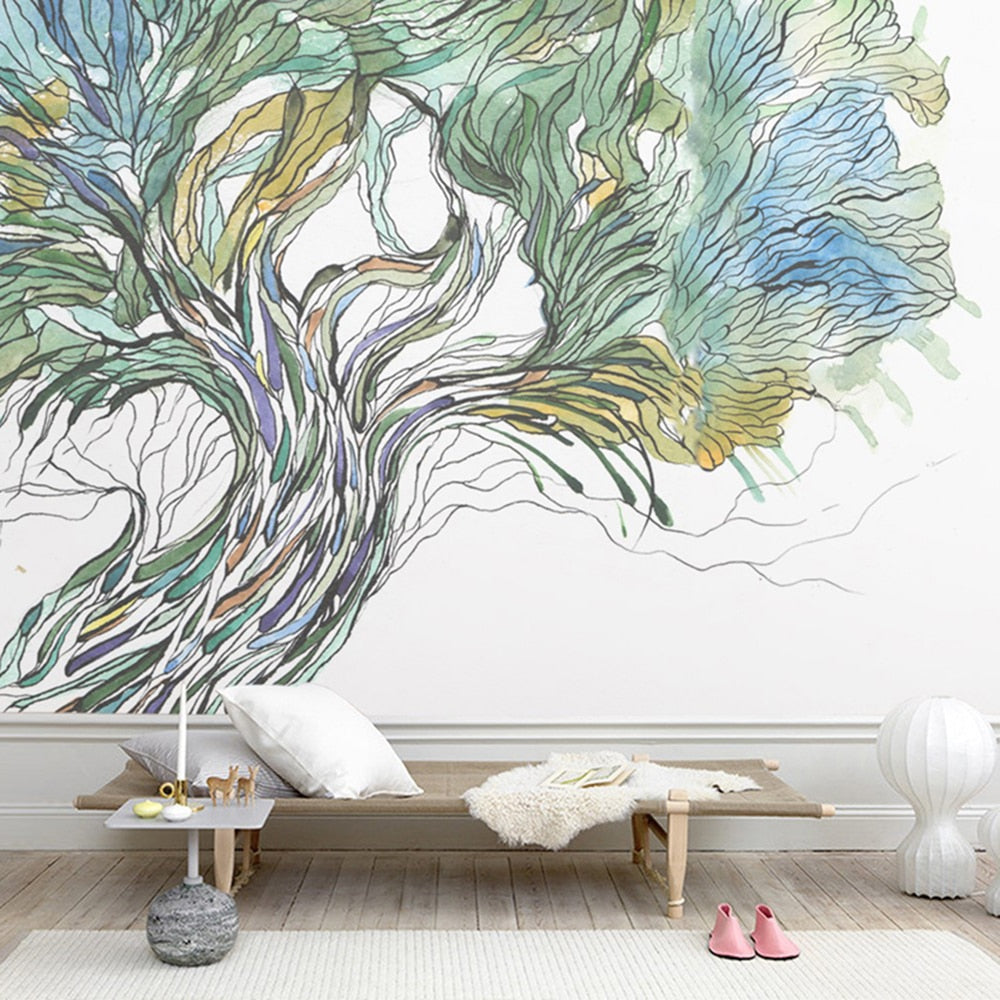 custom-mural-wallpaper-papier-peint-papel-de-parede-wall-decor-ideas-for-bedroom-living-room-dining-room-wallcovering-nordic-Oil-painting-colourfull-tree