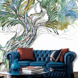 custom-mural-wallpaper-papier-peint-papel-de-parede-wall-decor-ideas-for-bedroom-living-room-dining-room-wallcovering-nordic-Oil-painting-colourfull-tree