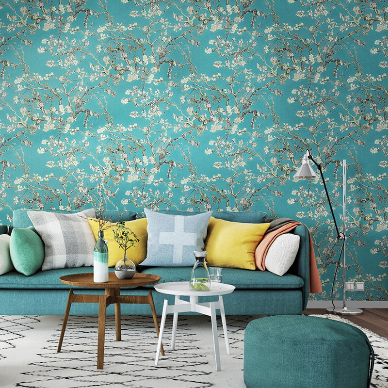 pastoral-apricot-flower-blue-oil-painting-wallpaper-modern-chinese-style-bedroom-living-room-wall-decor-pvc-waterproof-wallpaper-papier-peint