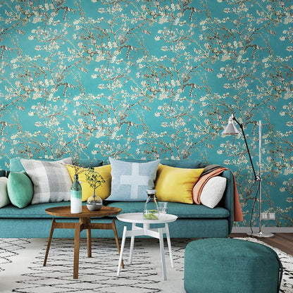 pastoral-apricot-flower-blue-oil-painting-wallpaper-modern-chinese-style-bedroom-living-room-wall-decor-pvc-waterproof-wallpaper-papier-peint