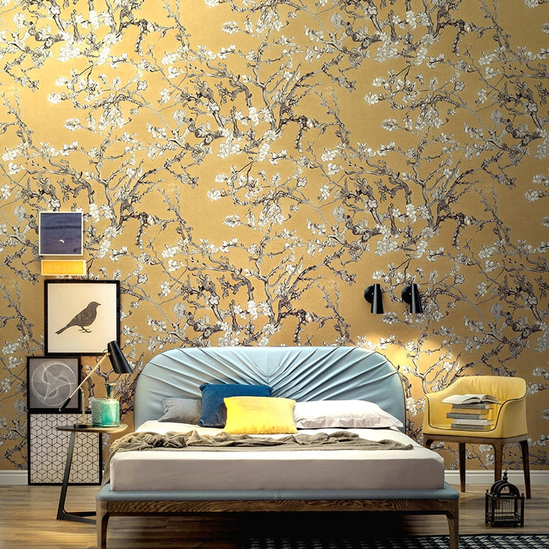 pastoral-apricot-flower-blue-oil-painting-wallpaper-modern-chinese-style-bedroom-living-room-wall-decor-pvc-waterproof-wallpaper-papier-peint
