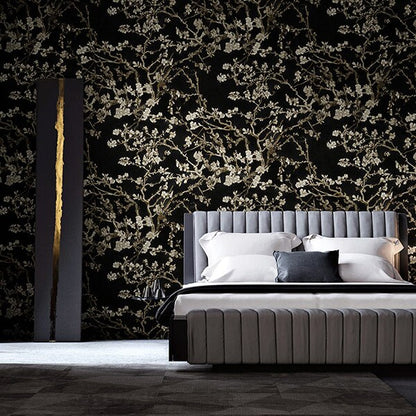 pastoral-apricot-flower-blue-oil-painting-wallpaper-modern-chinese-style-bedroom-living-room-wall-decor-pvc-waterproof-wallpaper-papier-peint