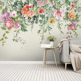 custom-mural-wallpaper-papier-peint-papel-de-parede-wall-decor-ideas-for-bedroom-living-room-dining-room-wallcovering-3D-Fashion-Vintage-Hand-Painted-Flowers