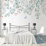 custom-mural-wallpaper-papier-peint-papel-de-parede-wall-decor-ideas-for-wallcovering-Self-Adhesive-Nordic-Style-Leaf-Plant