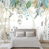 photo-wallpaper-modern-hand-painted-tropical-plant-leaves-flowers-and-birds-murals-living-room-bedroom-waterproof-wall-painting-papier-peint