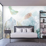 custom-mural-wallpaper-papier-peint-papel-de-parede-wall-decor-ideas-for-bedroom-living-room-dining-room-wallcovering-European-Watercolor-Abstract-Line-Art-Leaves