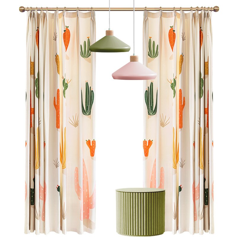 custom-window-treatment-curtain-living-room-thicken-chenille-curtains-for-bedroom-cactus-printed-curtain-creative-blinds-home-decor-window-covering