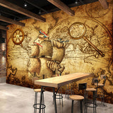 retro-nostalgia-poster-3d-room-wallpaper-custom-mural-non-woven-wall-paper-decor-navigation-sailing-world-map-mural-paintings