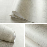 Retro Solid Color Wallpaper-Beige Grey (5.3 ㎡)