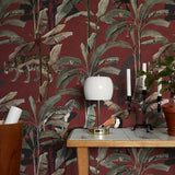 custom-european-medieval-tropical-plants-wall-cloth-wallpaper-for-living-room-bedroom-leopard-animal-mural-wallpaper-papier-peint