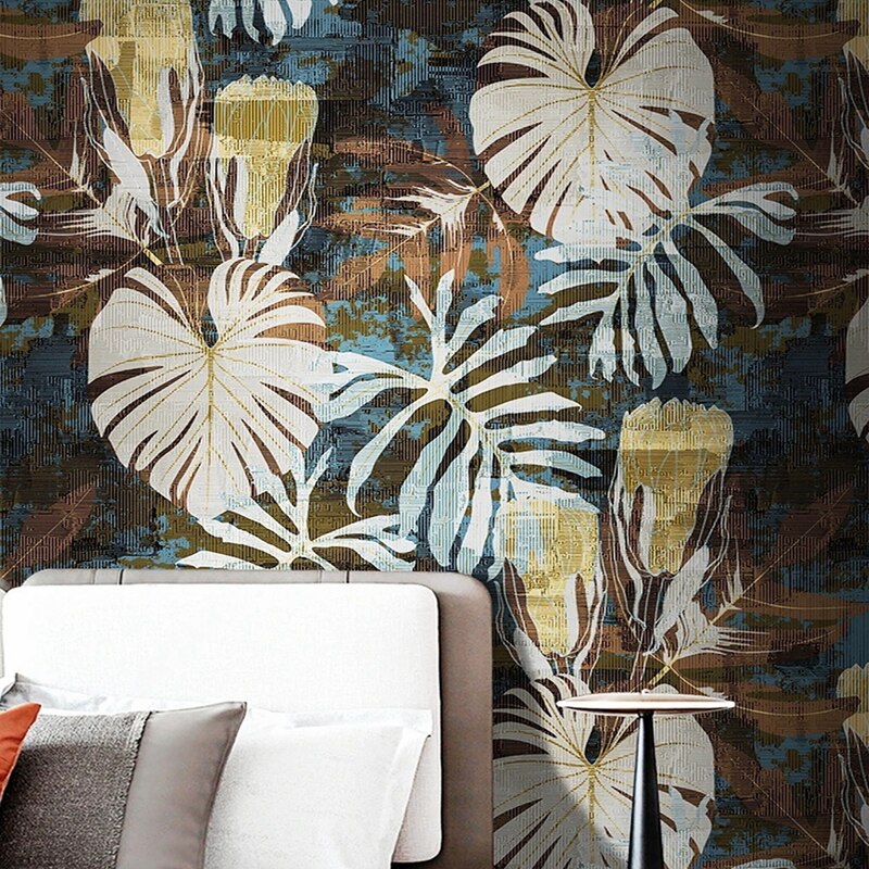 fashion-wallpaper-background-mural-tropical-plants-big-leaves-home-interior-decoration-wall-coverings-papel-pintado-de-pared-3d-papier-peint