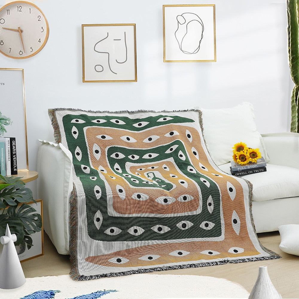 boho-knitted-snake-blanket-125x150cm-thick-quality-tassel-sofa-throw-cotton-blanket-rug-unique-design-napping-camping-blanket-wall-tapestry