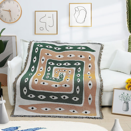 boho-knitted-snake-blanket-125x150cm-thick-quality-tassel-sofa-throw-cotton-blanket-rug-unique-design-napping-camping-blanket-wall-tapestry