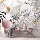 custom-wallpaper-mural-abstract-line-drawing-tropical-rainforest-plants-bedroom-living-room-background-wall-papel-de-parede-papier-peint