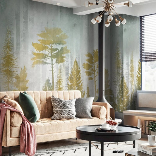 custom-size-pastoral-hand-painted-autumn-forest-trees-wallpaper-bedroom-living-room-tv-background-wall-mural-non-woven-canvas-3d-gold-papier-peint