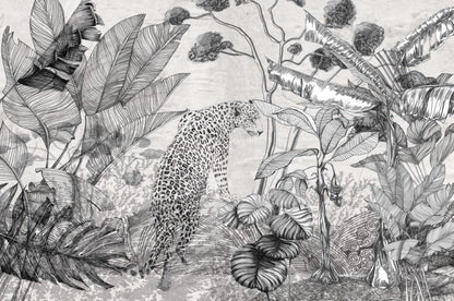 custom-3d-wallpaper-mural-black-and-white-retro-tropical-plants-wallpapers-for-living-room-background-wall-stickers-home-decor-papier-peint