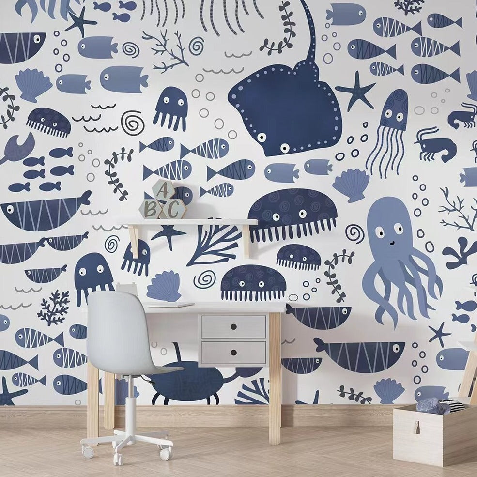 custom-blue-cartoon-underwater-sea-world-animals-nursery-mural-wallpaper-3d-for-kids-room-backdrop-children-wall-stickers-papier-peint
