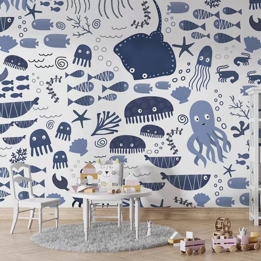 custom-blue-cartoon-underwater-sea-world-animals-nursery-mural-wallpaper-3d-for-kids-room-backdrop-children-wall-stickers-papier-peint