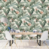 custom-sizepeach-chic-vintage-tropical-repeat-pattern-wallpaper-mural-3d-banana-leaf-sticker-for-living-room-sofa-background-papier-peint