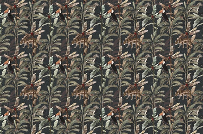 custom-european-medieval-tropical-plants-wall-cloth-wallpaper-for-living-room-bedroom-leopard-animal-mural-wallpaper-papier-peint