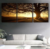 simple-life-3-panels-modern-printed-tree-painting-picture-sunset-canvas-painting-wall-art-home-decor-for-living-room-unframed