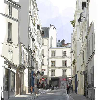 custom-mural-wallpaper-papier-peint-papel-de-parede-wall-decor-ideas-for-bedroom-living-room-dining-room-wallcovering-city-streets-white-house