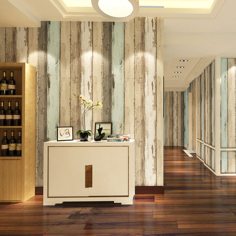 Wallpaper-wood-effect-wallcovering-home-improvement-living-room