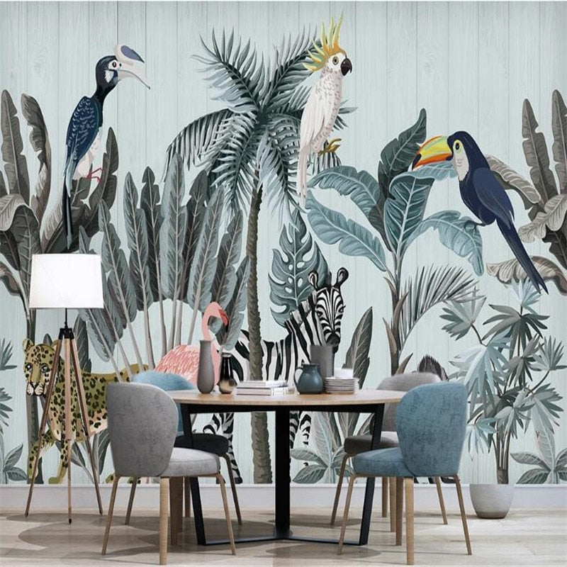 nordic-tropical-rain-forest-custom-wallpaper-3d-mural-study-living-room-sofa-tv-background-waterproof-canvas-wallpaper-wall-painting-papier-peint-wallcovering-nursery-vintage