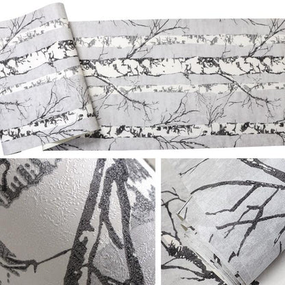 white-3d-forest-birch-tree-wallpaper-modern-vintage-retro-woods-jungle-wall-paper-bar-restaurant-feature-background-wall-decor