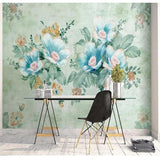 custom-mural-wallpaper-3d-living-room-bedroom-home-decor-wall-painting-papel-de-parede-papier-peint-hand-painted-flower-blue-green-floral-wallcovering