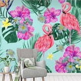 3d-mural-wallpaper-custom-photo-wallpaper-flamingo-flowers-plants-tropical-rainforest-wall-wallpaper-for-kids-room