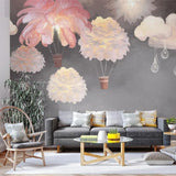 custom-mural-wallpaper-papier-peint-papel-de-parede-wall-decor-ideas-for-bedroom-dining-room-wallcovering-Wall-Painting-feathers-Kids-Bedroom-nursery-decor