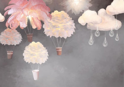 custom-mural-wallpaper-papier-peint-papel-de-parede-wall-decor-ideas-for-bedroom-dining-room-wallcovering-Wall-Painting-feathers-Kids-Bedroom-nursery-decor