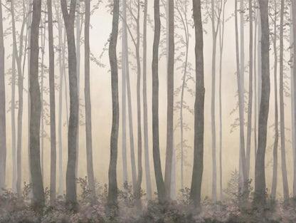 custom-mural-wallpaper-papier-peint-papel-de-parede-wall-decor-ideas-for-bedroom-living-room-dining-room-wallcovering-Nordic-forest-woods-landscape