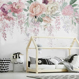 custom-mural-wallpaper-papier-peint-papel-de-parede-wall-decor-ideas-for-bedroom-living-room-dining-room-wallcovering-American-retro-plant-leaf-flowers-vine