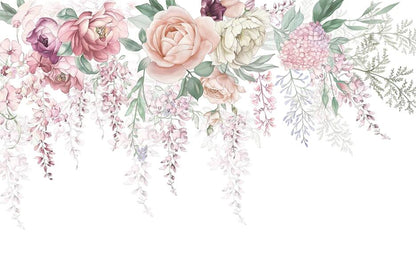 custom-mural-wallpaper-papier-peint-papel-de-parede-wall-decor-ideas-for-bedroom-living-room-dining-room-wallcovering-American-retro-plant-leaf-flowers-vine