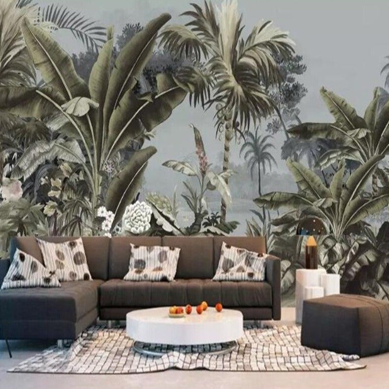 Customized-nostalgic-medieval-hand-painted-rainforest-mural-wallpaper-home-decoration-TV-background-vinyl-wallpaper-papier-peint-wall-covering