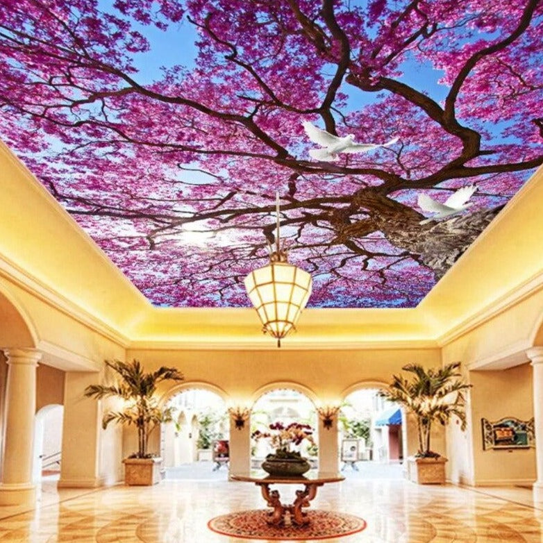 Home-interior-Custom-large-3d-wallpaper-living-room-purple-plant-flower-wallpaper-zenith-mural-wallpaper-papier-peint-wall-covering