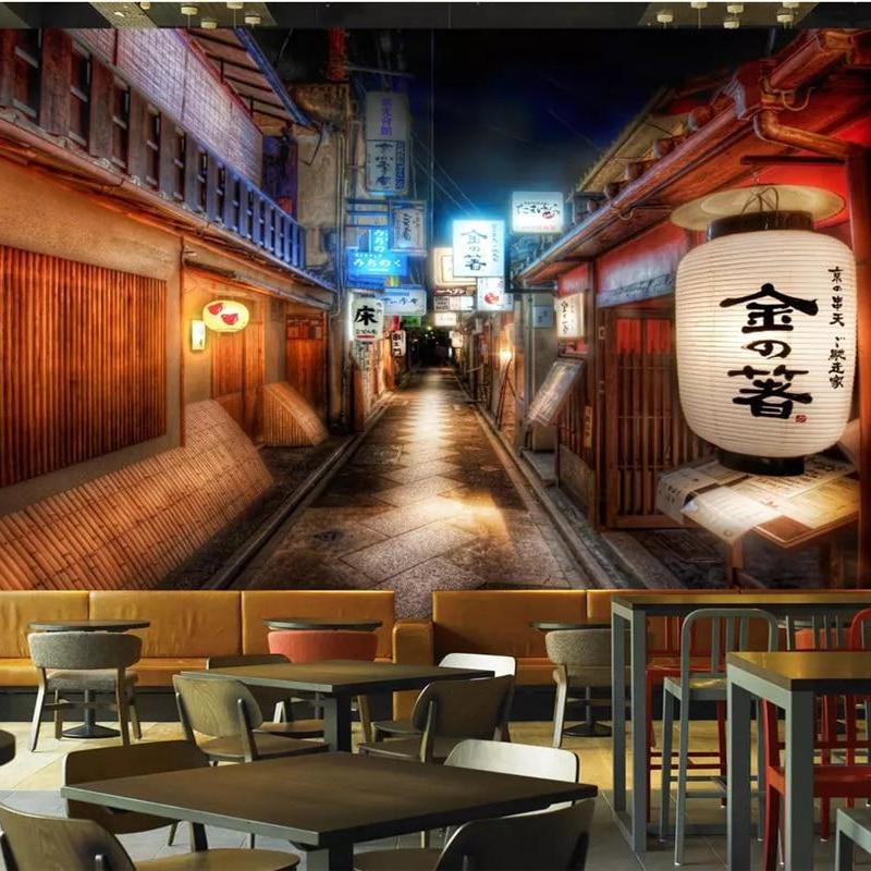 Custom Wallpaper Mural Japanese Restaurant Wallcovering | BVM Home