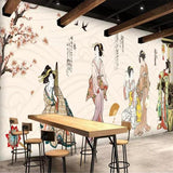 vintage-wallpaper-japanese-woman-garden-tooling-photo-wallpaper-wall-wallpaper-3d-background-papier-peint-mural-3d