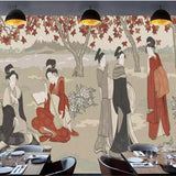 vintage-wallpaper-japanese-woman-garden-tooling-photo-wallpaper-wall-wallpaper-3d-background-papier-peint-mural-3d