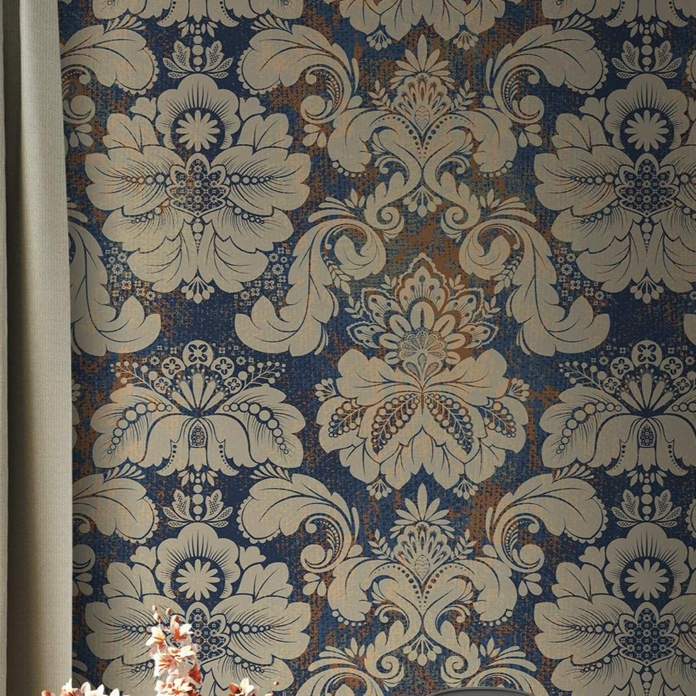 custom-mural-wallpaper-papier-peint-papel-de-parede-wall-decor-ideas-for-bedroom-living-room-dining-room-wallcovering-European-Damascus-wallpapers-for-living-room-retro-American-wallpaper