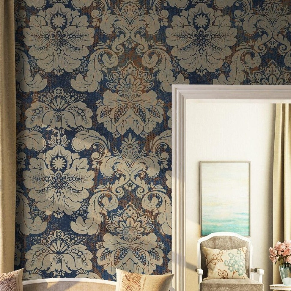custom-mural-wallpaper-papier-peint-papel-de-parede-wall-decor-ideas-for-bedroom-living-room-dining-room-wallcovering-European-Damascus-wallpapers-for-living-room-retro-American-wallpaper