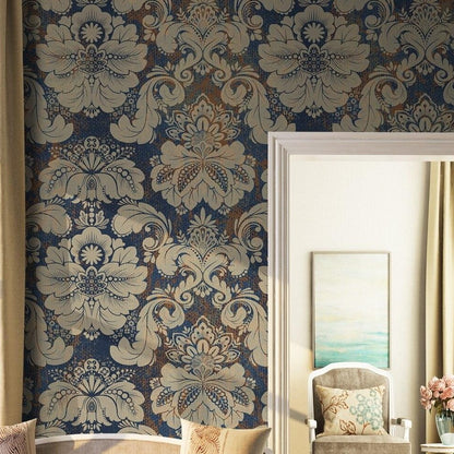 custom-mural-wallpaper-papier-peint-papel-de-parede-wall-decor-ideas-for-bedroom-living-room-dining-room-wallcovering-European-Damascus-wallpapers-for-living-room-retro-American-wallpaper