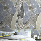 custom-mural-wallpaper-papier-peint-papel-de-parede-wall-decor-ideas-for-bedroom-living-room-dining-room-wallcovering-Modern-tropical-plant-banana-leaf-wallpaper