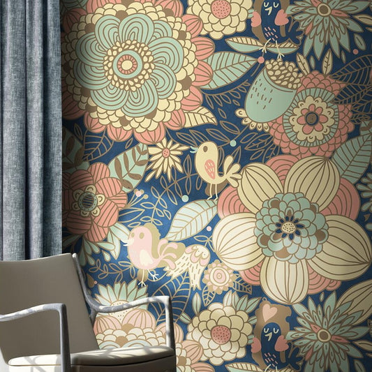 custom-wallpaper-mural-simple-flowers-and-birds-photo-wallpaper-background-mural-living-room-hotel-study-papel-de-parede-3d-wall-paper-papier-peint