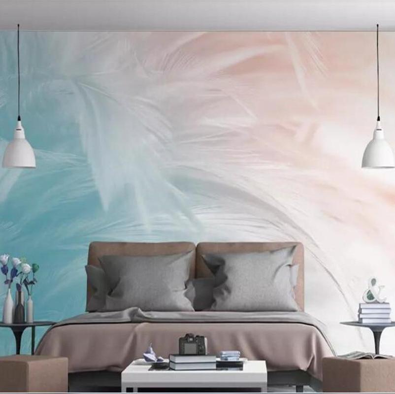 papel-de-parede-3d-custom-hand-drawn-feather-texture-art-deco-mural-bedroom-wall-home-interior-wall-papers-home-decor
