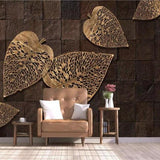 papel-de-parede-3d-european-golden-leaves-3d-wallpaper-home-decor-bedroom-living-room-background-papier-peint-mural-3d