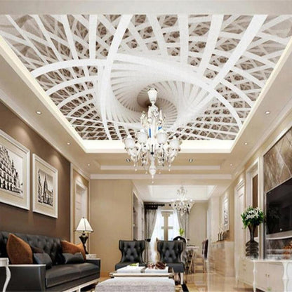 wall-mural-interior-decoration-papier-peint-personality-simple-3d-stereoscopic-art-geometric-ceiling-design-3d-wallpaper